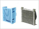 Radiator type heat exchangers (Plate and fin types)